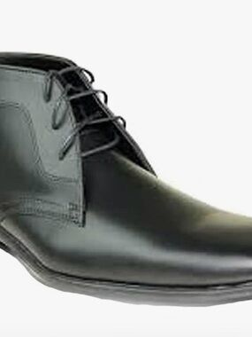 Allure Men's Black Leather Boots
